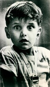 Harold Whittles hearing sound for the first time, 1979