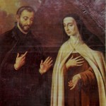 Santa Teresa con el Padre Baltasar Alvarez
